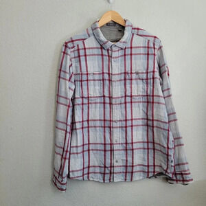 Toad & Co Mens DUALLY LINED FLANNEL Long Sleeve Shirt Jacket Size M Multicolor